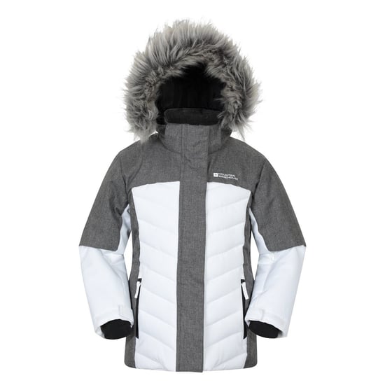 Mountain Warehouse Pyreneeën gewatteerd ski-jack voor kinderen/Kinderen (Wit) - Image 1