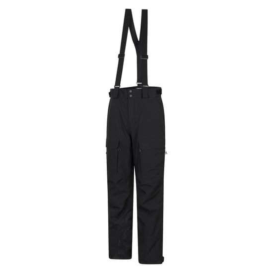 Mountain Warehouse Heren Ariel Waterdichte Cargo Skibroek (Zwart) - Image 3