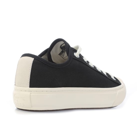 Lacoste Heren Backcourt 2.0 Canvas Lage Sportschoenen (Zwart) - Image 3