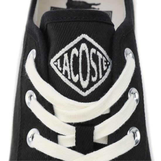 Lacoste Heren Backcourt 2.0 Canvas Lage Sportschoenen (Zwart) - Image 5