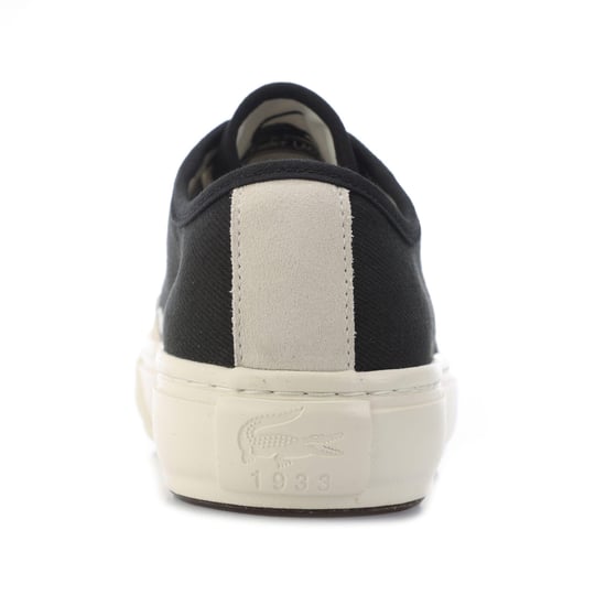 Lacoste Heren Backcourt 2.0 Canvas Lage Sportschoenen (Zwart) - Image 6