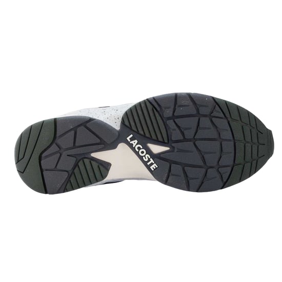 Lacoste Heren Storm 96 Vintage Leren Trainers (Grijs) - Image 4