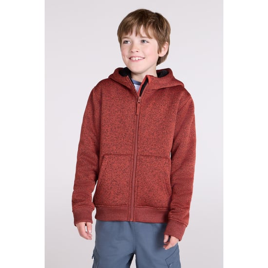 Mountain Warehouse Kinder/Kids Nevis Bontgevoerde Hoodie (Roest) - Image 1