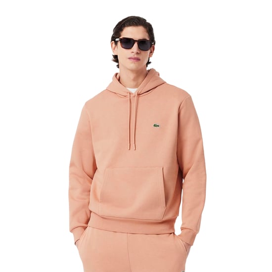 Lacoste Heren Organic Cotton Fleece Hoodie (Oranje) - Image 3