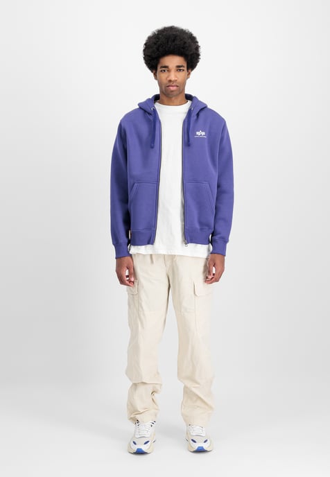 Basic Small Logo Zip Hoodie - Image 2