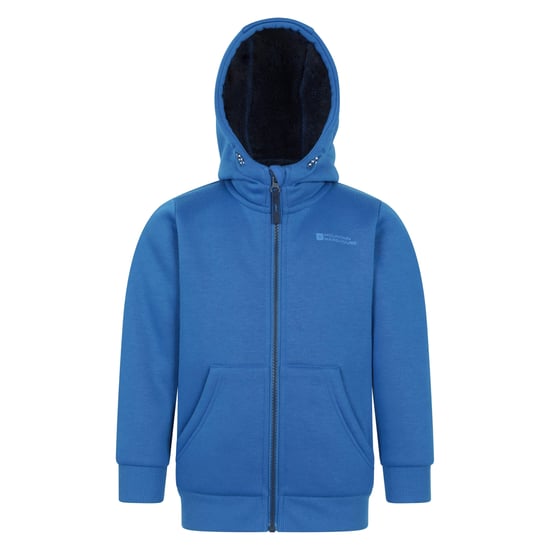 Mountain Warehouse Kinder/Kids Nordic II Full Zip Hoodie (Blauw) - Image 1