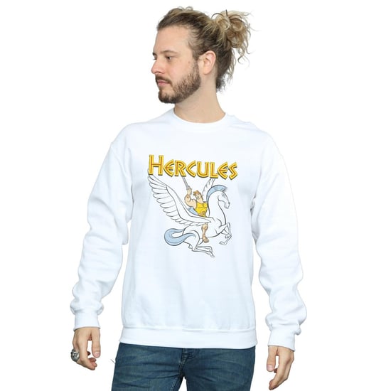 Disney Heren Hercules met Pegasus Sweatshirt (Wit) - Image 2