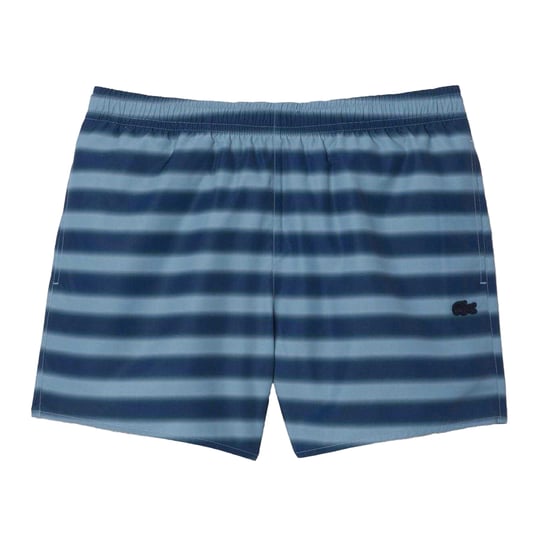 Lacoste Heren Zwembroek Gestreept (Blauw) - Image 1