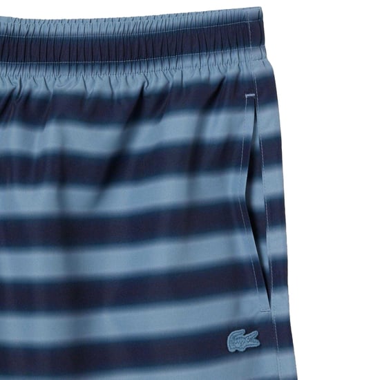 Lacoste Heren Zwembroek Gestreept (Blauw) - Image 2