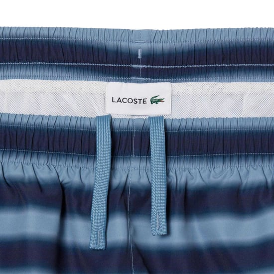 Lacoste Heren Zwembroek Gestreept (Blauw) - Image 4