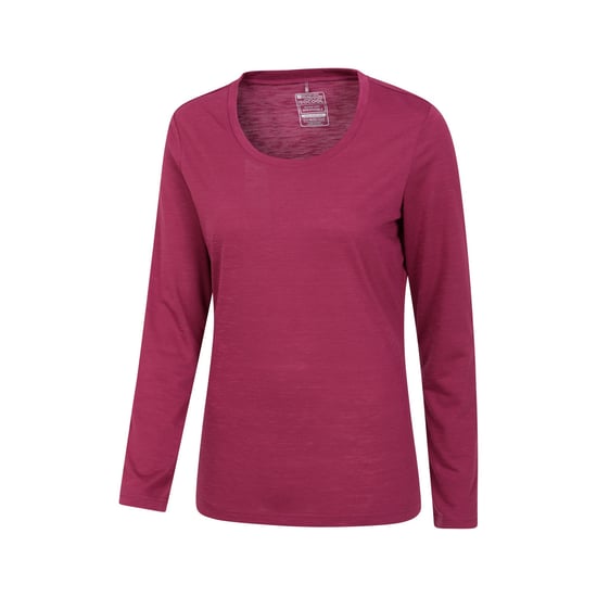 Mountain Warehouse Dames/Dames Agra Slub Top met lange mouwen (Bes) - Image 3