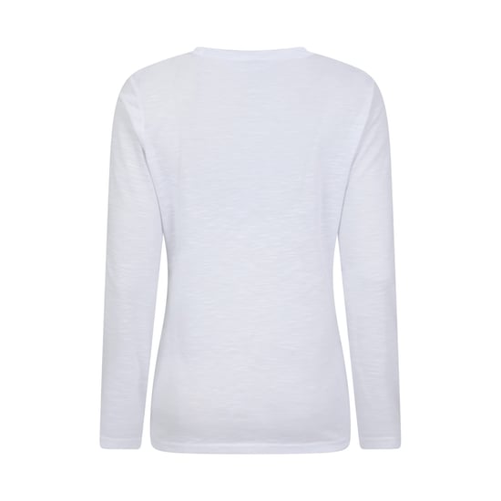 Mountain Warehouse Dames/Dames Agra Slub Top met lange mouwen (Wit) - Image 2