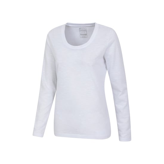 Mountain Warehouse Dames/Dames Agra Slub Top met lange mouwen (Wit) - Image 3