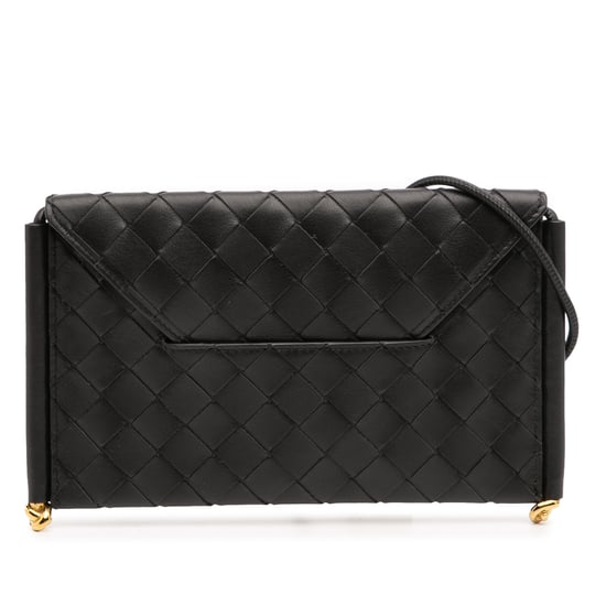 Geweven Leren Crossbody Tas - Image 1