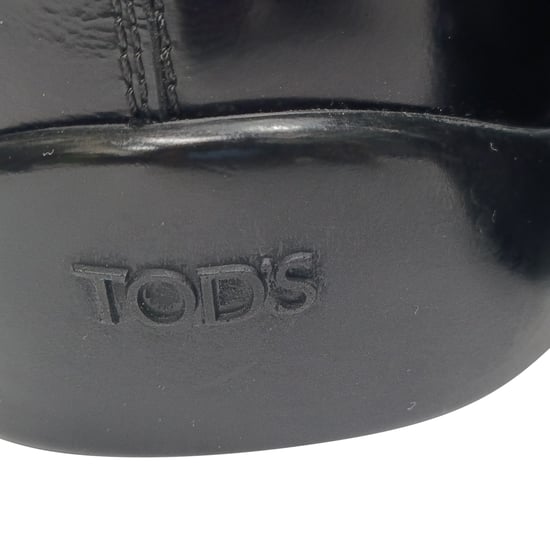 Tod's Instap Enkellaarzen in Zwart Glanzend Leder - Image 4