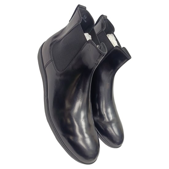 Tod's Instap Enkellaarzen in Zwart Glanzend Leder - Image 5