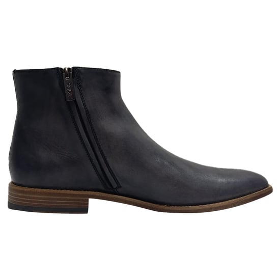 Tod's Amandelneus Gevoerde Enkelbooties in Zwart Leder - Image 1