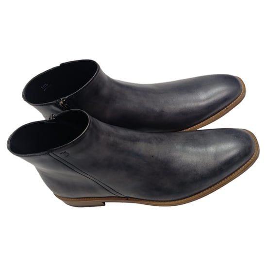 Tod's Amandelneus Gevoerde Enkelbooties in Zwart Leder - Image 6