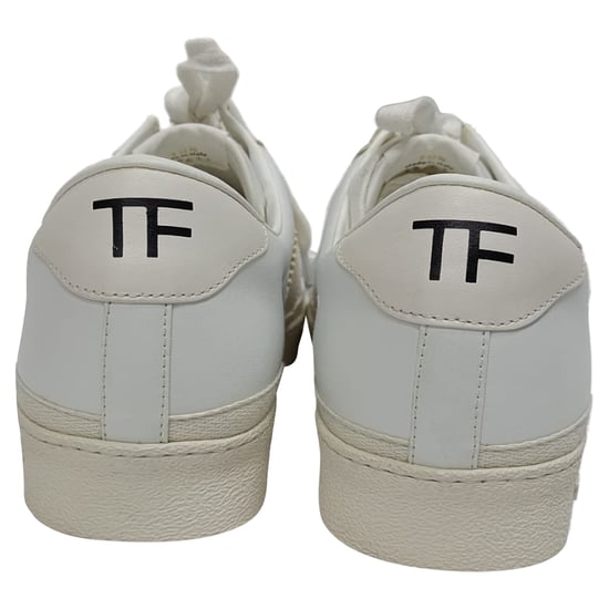 Tom Ford Bannister Sneakers in Witte Lederen - Image 4
