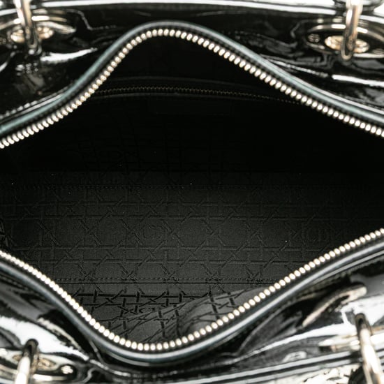 Lady Dior Medium Leren Tote - Image 4