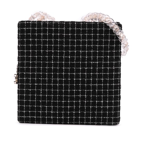 Keten Tweed Schoudertas - Image 1
