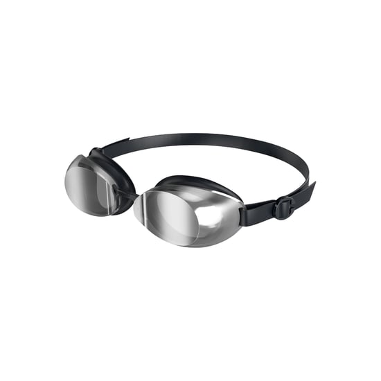 Speedo Unisex Jet 2.0 zwembril voor volwassenen (Zwart/Chroom) - Image 1