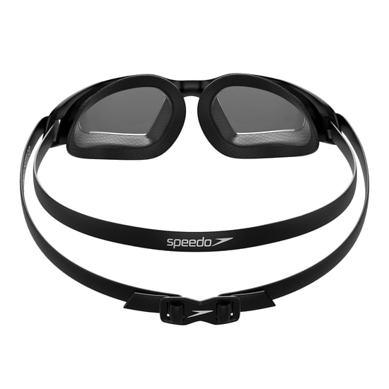 Speedo Unisex zwembril Hydropulse Smoke voor volwassenen (Zwart/Wit/Rook) - Image 2