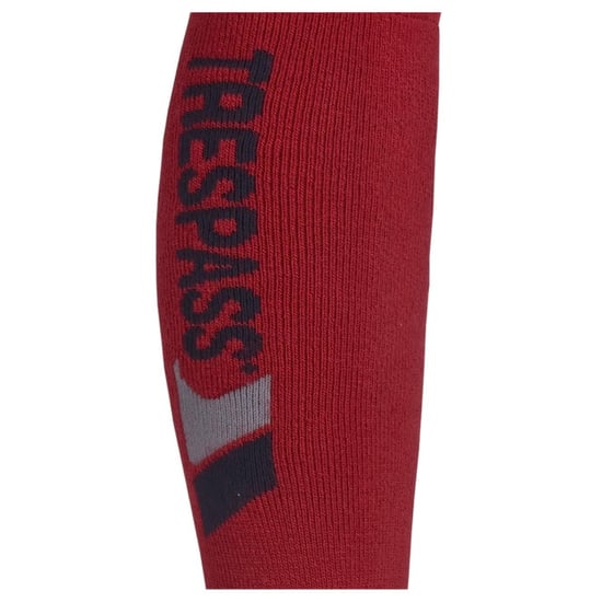 Trespass - Volwassen Unisex Tech Luxe Merino Wollen Hoge Skisokken (Rood) - Image 4
