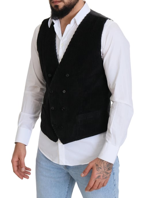 Corduroy Gilet Dubbelgeknopt - Image 2
