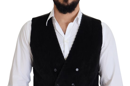 Corduroy Gilet Dubbelgeknopt - Image 4