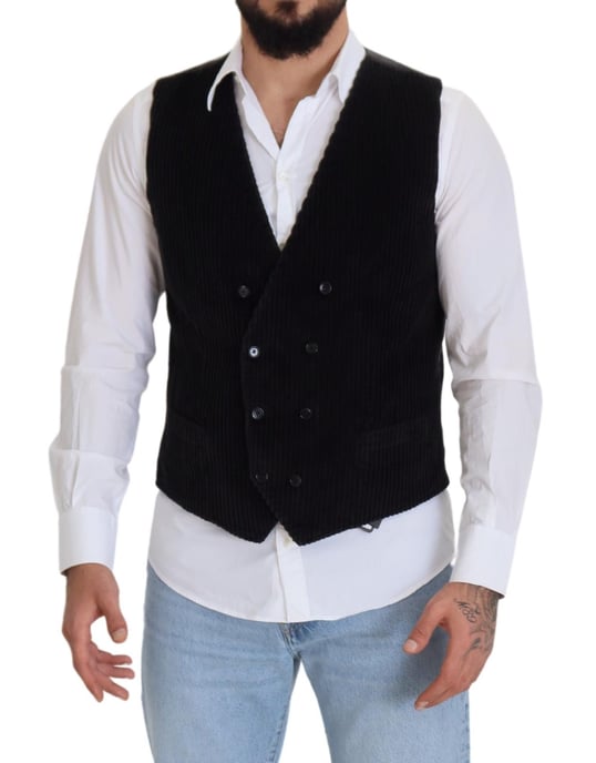 Corduroy Gilet Dubbelgeknopt - Image 5