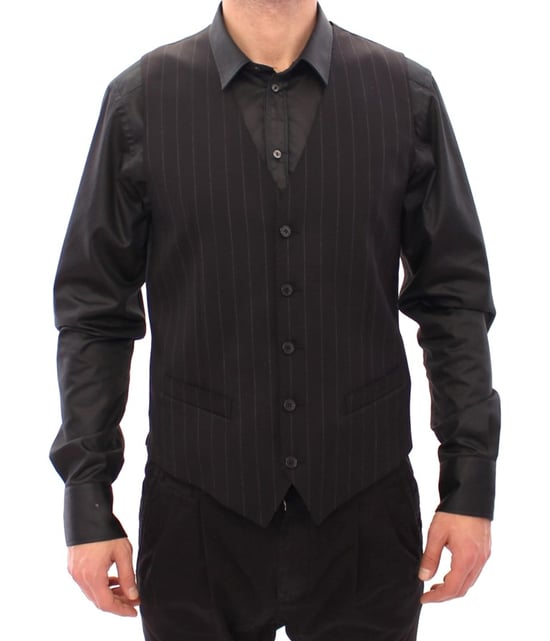 Streepmotief Vest Formele Stijl - Image 1