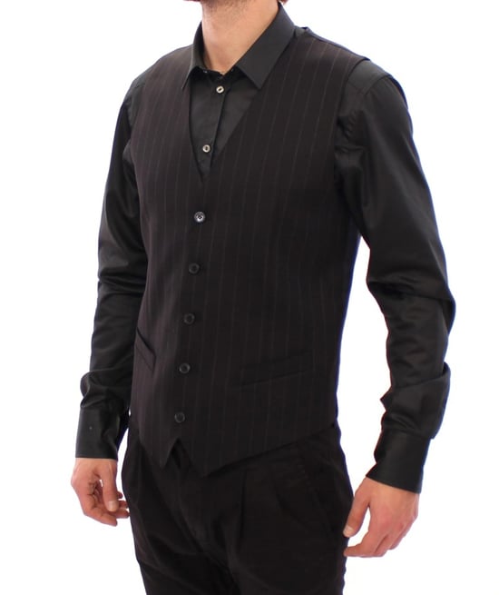 Streepmotief Vest Formele Stijl - Image 2