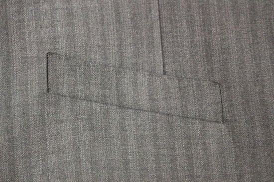 Grijze Gestreepte Wol Vest - Image 6