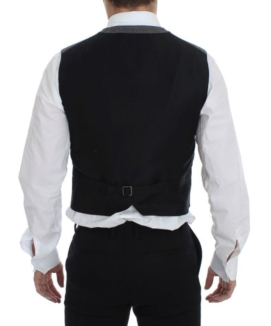 Grijs Wol Vest Klassieke Pasvorm - Image 4