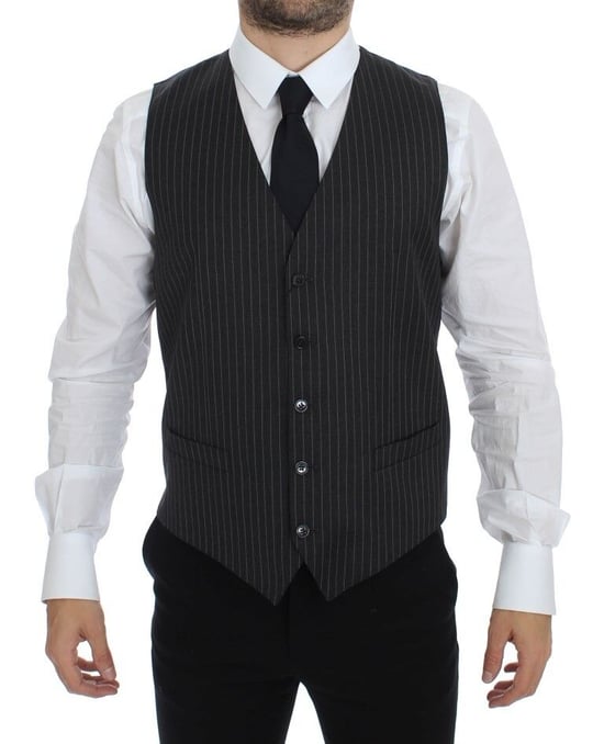 Gestreept Vest Klassieke Pasvorm - Image 1