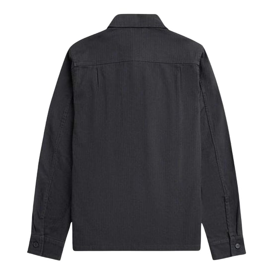 Fred Perry Heren Anker visgraat overhemd (Grijs) - Image 2