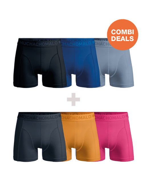 Muchachomalo Heren Boxershorts - 3+3 Pack - Mannen Onderbroeken - Image 1