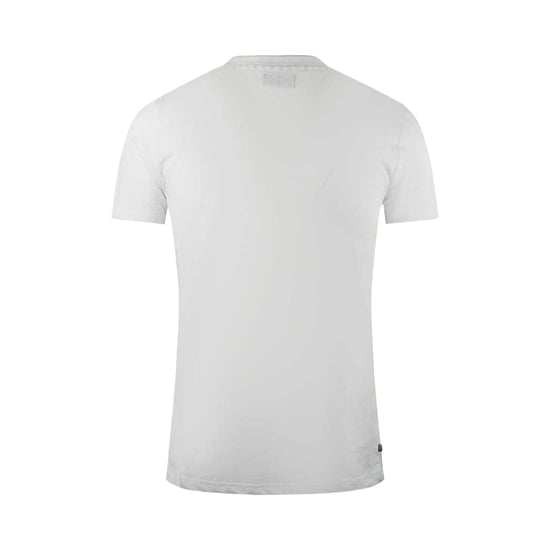 Aquascutum Heren Londen Aldis Vet Logo T-Shirt (Wit) - Image 2