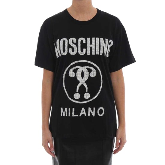 Moschino Heren Logo Vraagteken T-shirt (Zwart) - Image 3