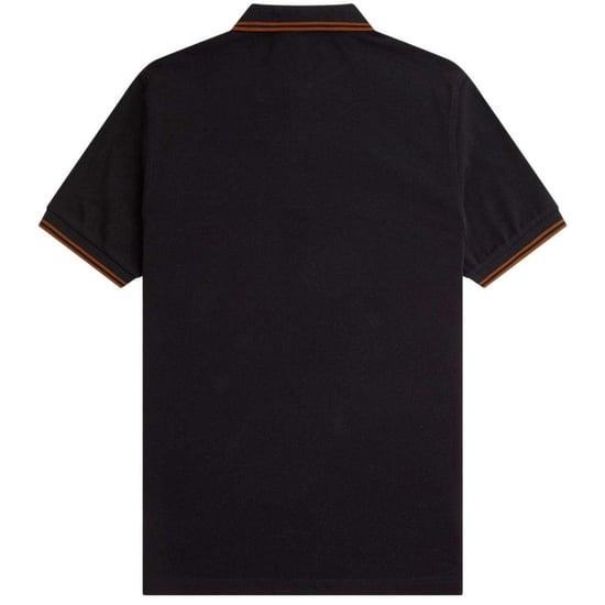 Fred Perry Herenpoloshirt met dubbele kraag (Zwart, Zwart) - Image 3