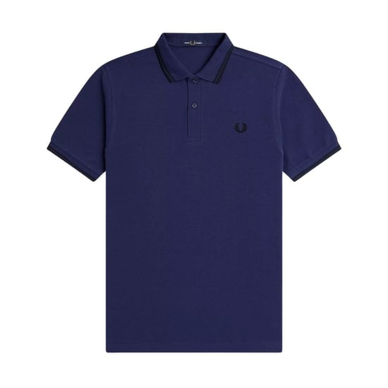 Fred Perry Herenpoloshirt met dubbele kraag (Franse marine) - Image 1