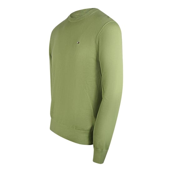 Tommy Hilfiger Heren Faded Crew Neck Sweatshirt (Olijfgroen) - Image 3