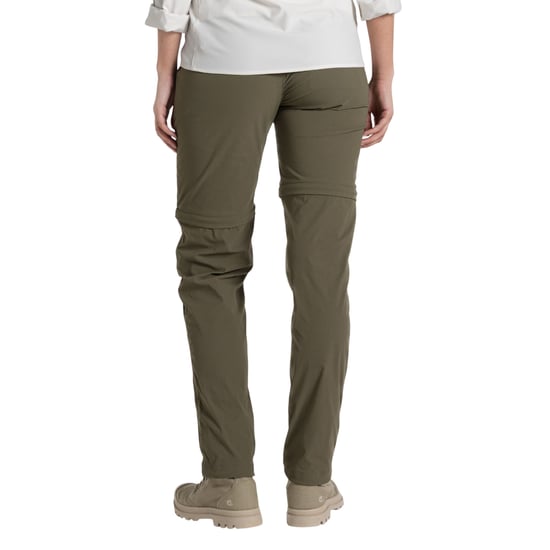 Craghoppers Dames/Dames Pro III Nosilife Convertible Broek (Wilde olijf) - Image 2