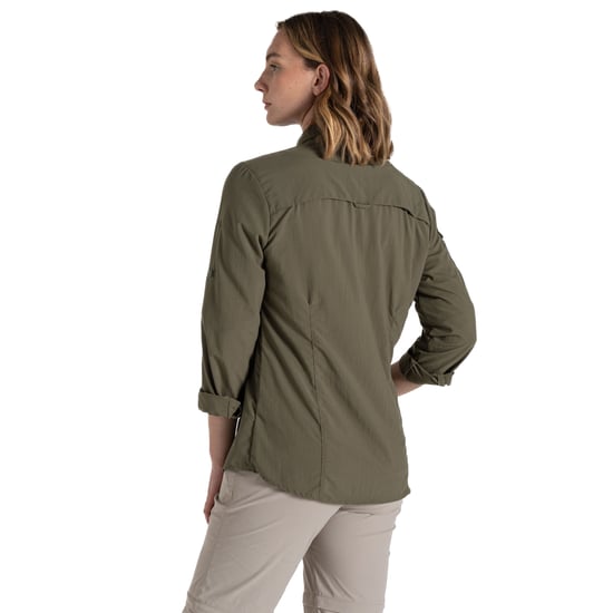 Craghoppers Dames/Dames Adventure III Nosilife Shirt Met Lange Mouwen (Wilde olijf) - Image 2