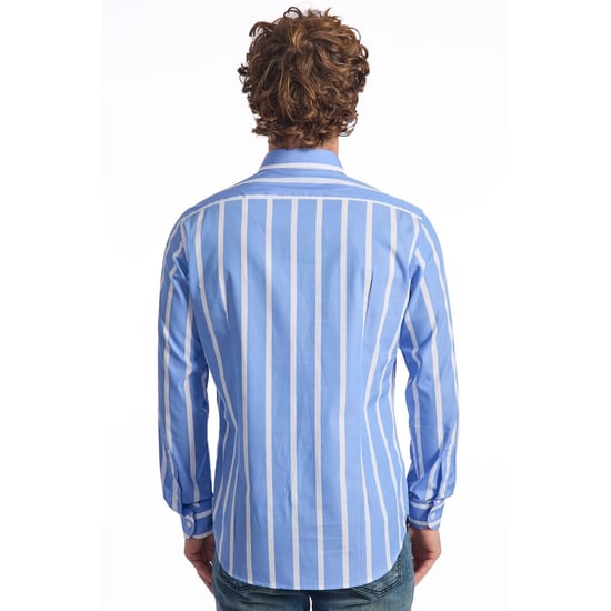 Verticale Streep Shirt Casual Stijl - Image 3
