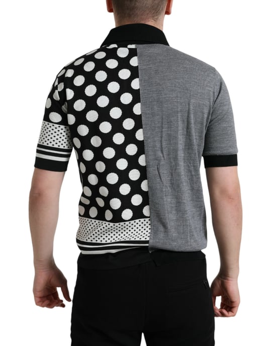 Gebreide Poloshirt Met Patroon - Image 4