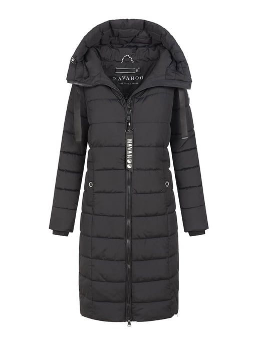 Navahoo Mondmädchen dames wintermantel met capuchon en fleecevoering - Image 1