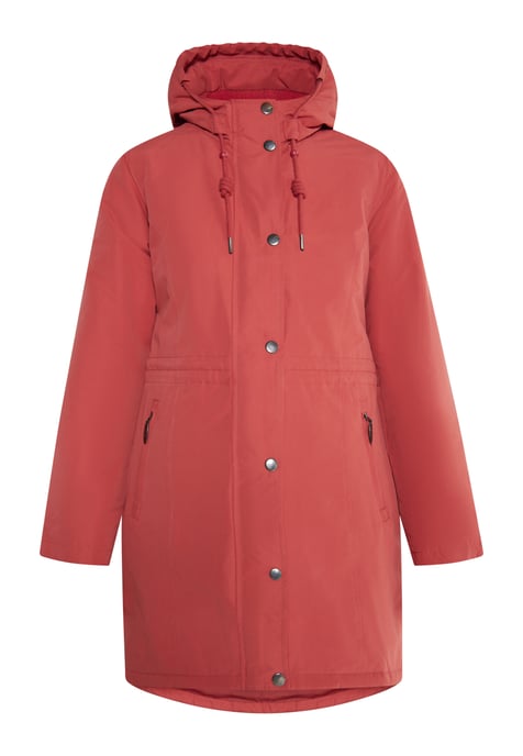 usha Gewatteerde korte jas Dames Vintage rood - Image 1