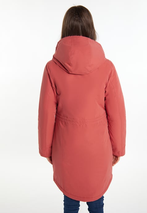 usha Gewatteerde korte jas Dames Vintage rood - Image 4